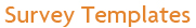 List of internet survey templates